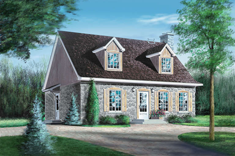 House Plan House Plan #17444 Front Elevation