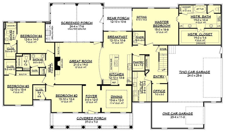 House Plan House Plan #17500 Drawing 1