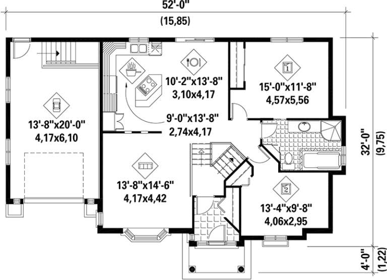 House Plan House Plan #17516 Drawing 1