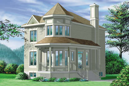 Victorian House Plan #6146-00116 Elevation Photo