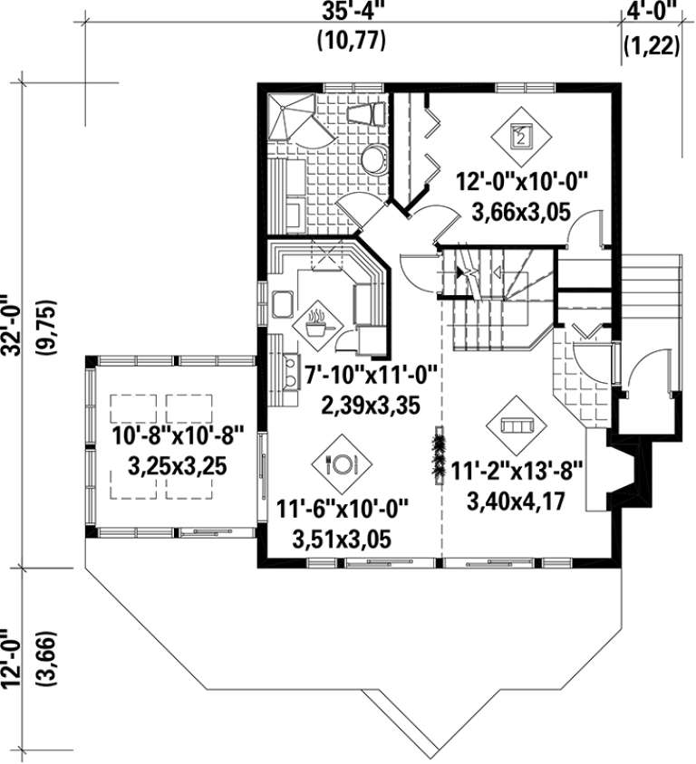 House Plan House Plan #17548 Drawing 1