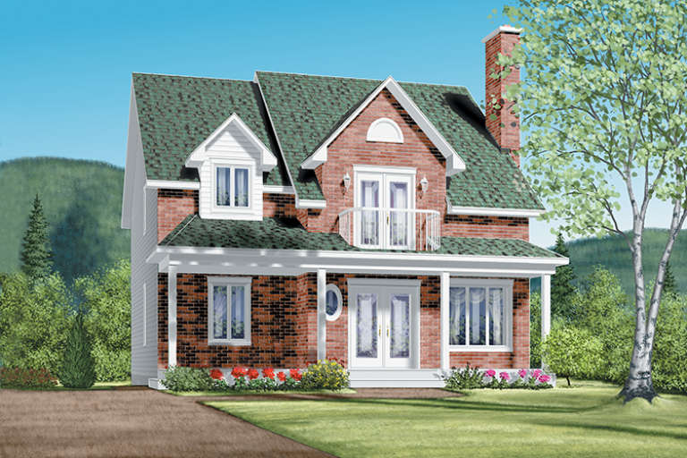 House Plan House Plan #17570 Front Elevation
