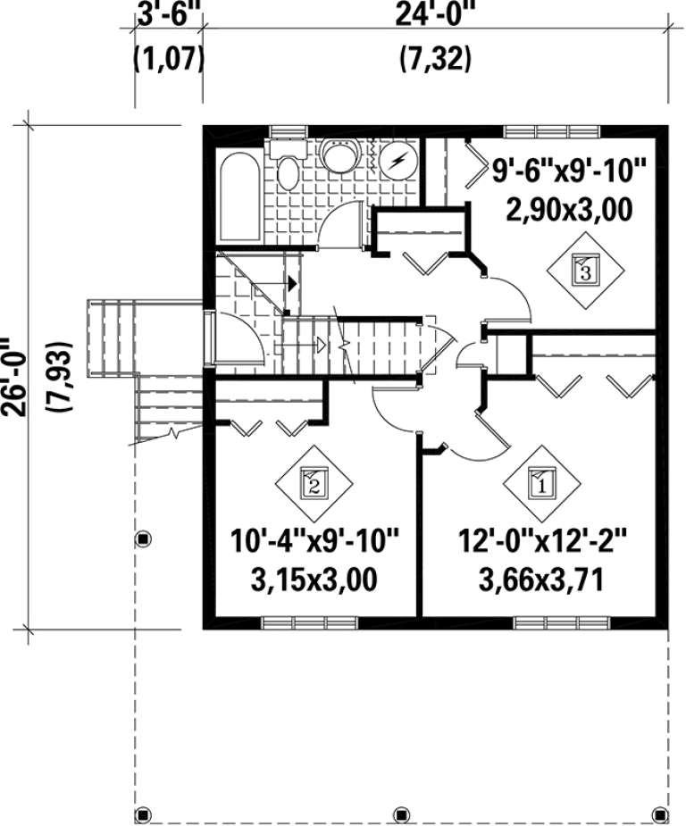 House Plan House Plan #17597 Drawing 1