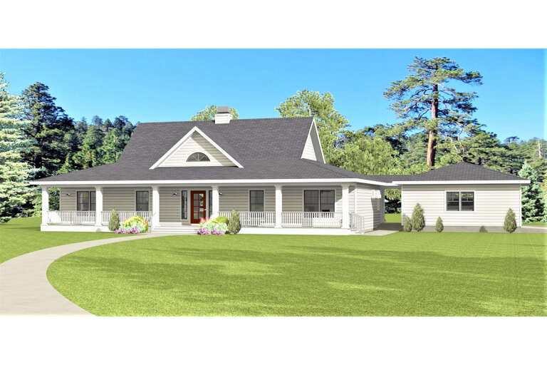House Plan House Plan #17610 Front Elevation 