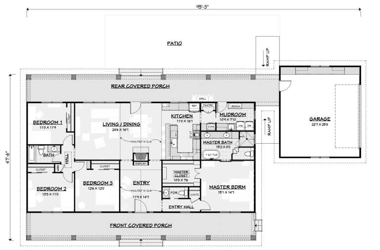 House Plan House Plan #17610 Drawing 1