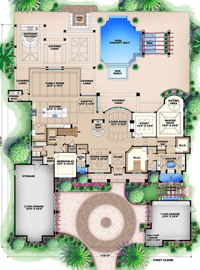 House Plan House Plan #17617 Drawing 1