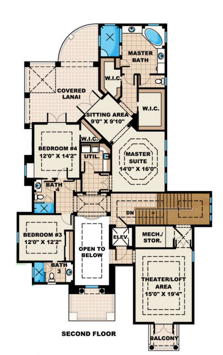 House Plan House Plan #17649 Drawing 2