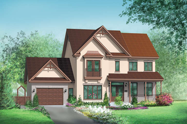 House Plan House Plan #17661 Front Elevation