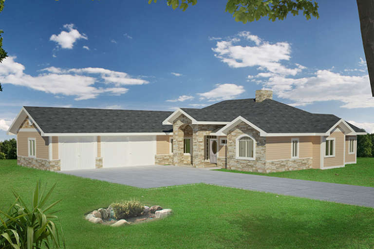 House Plan House Plan #17672 Front Elevation