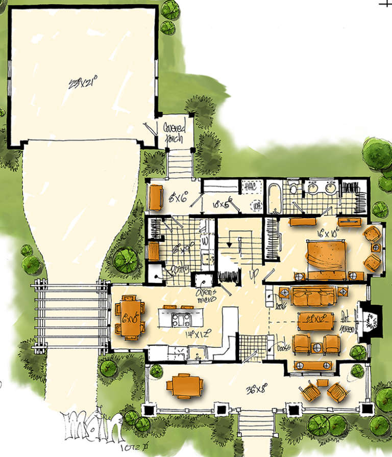 House Plan House Plan #17682 Drawing 1