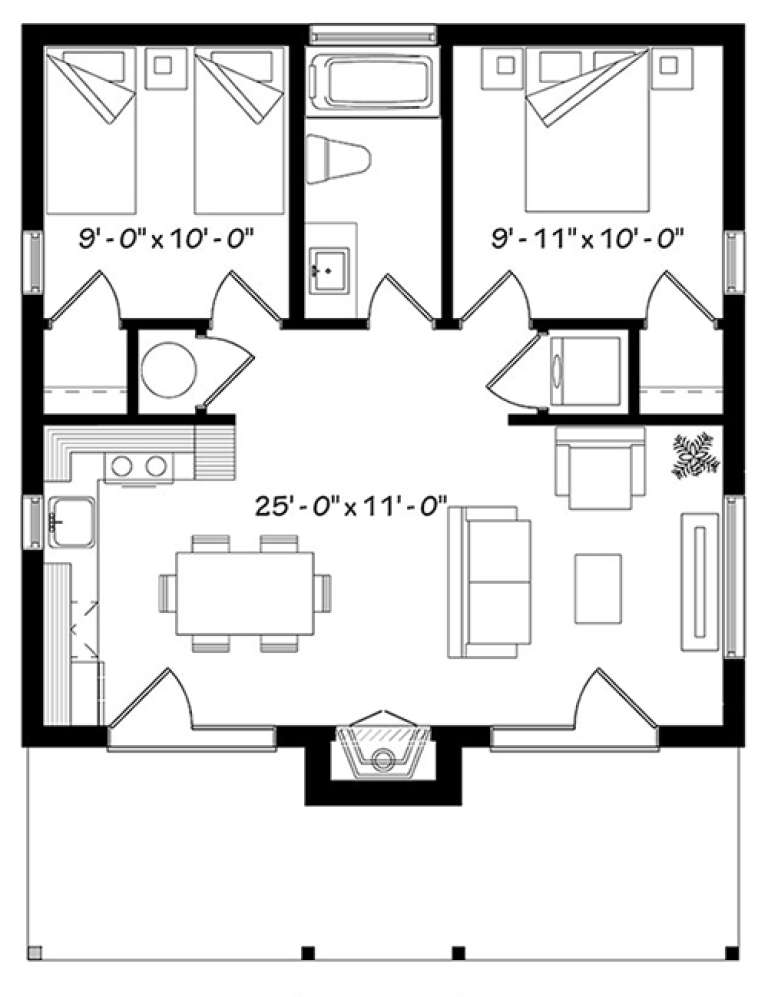 House Plan House Plan #17714 Drawing 1
