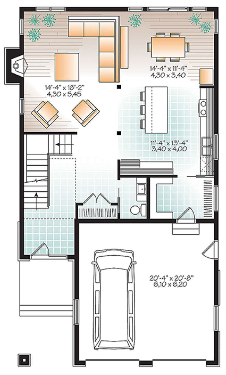 House Plan House Plan #17717 Drawing 1