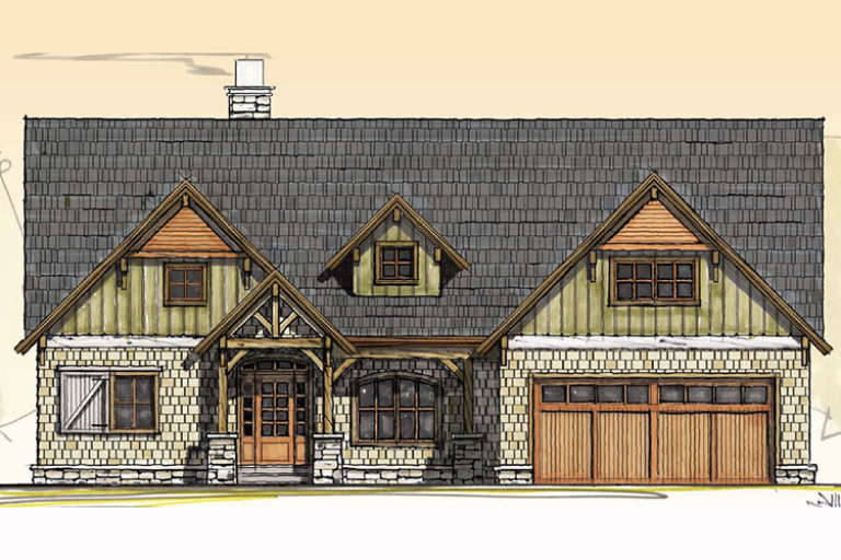 House Plan House Plan #17725 Front Elevation