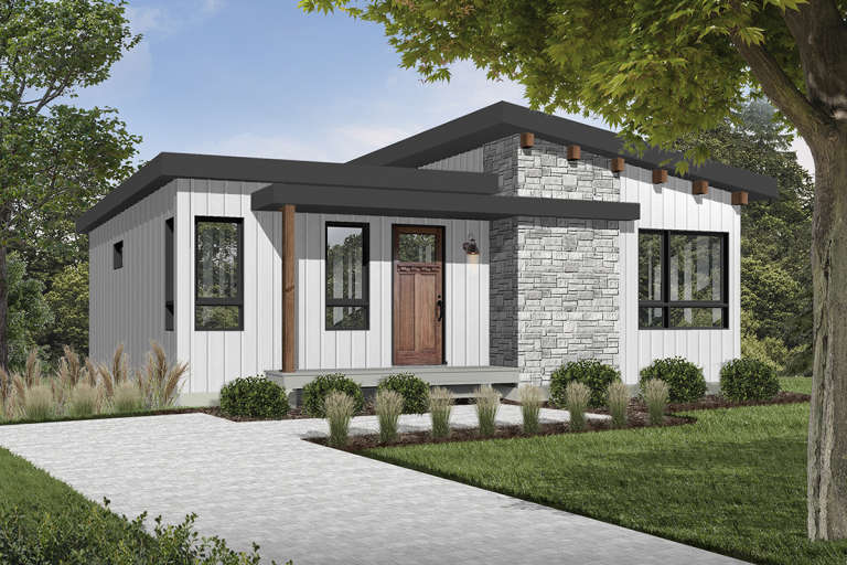 House Plan House Plan #17746 Front Elevation 