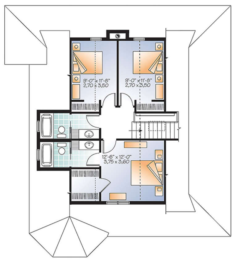 House Plan House Plan #17754 Drawing 2