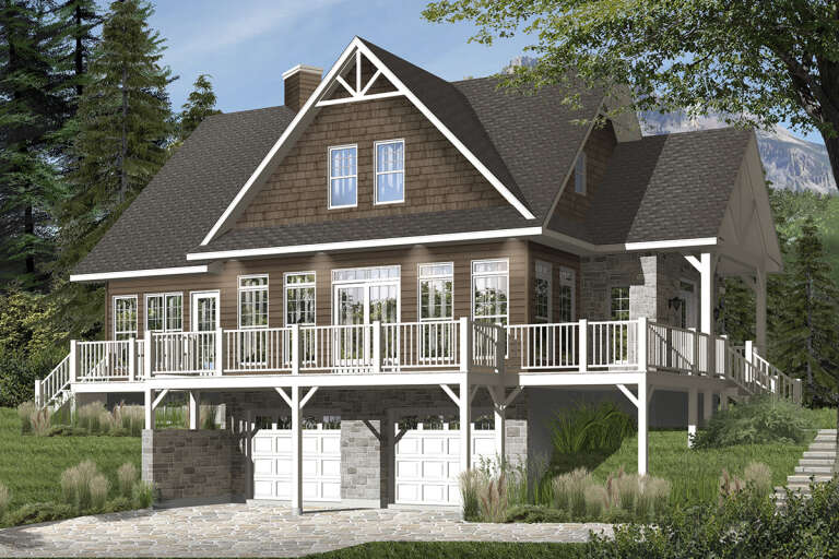 House Plan House Plan #17767 Front Elevation 