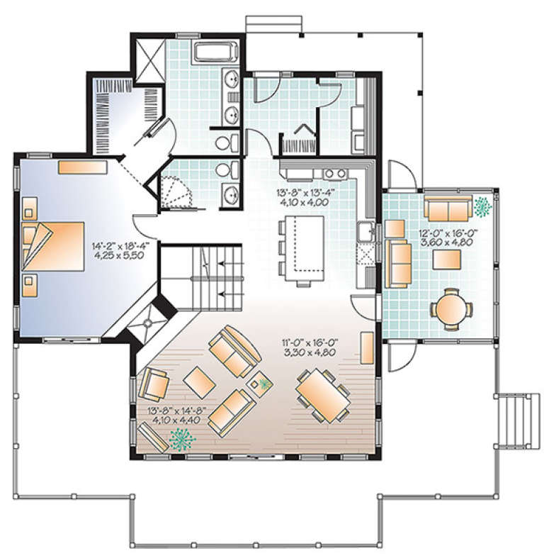 House Plan House Plan #17768 Drawing 1