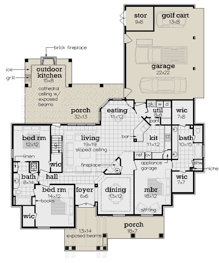 House Plan House Plan #17775 Drawing 1