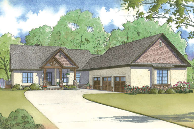 House Plan House Plan #17776 Front Elevation