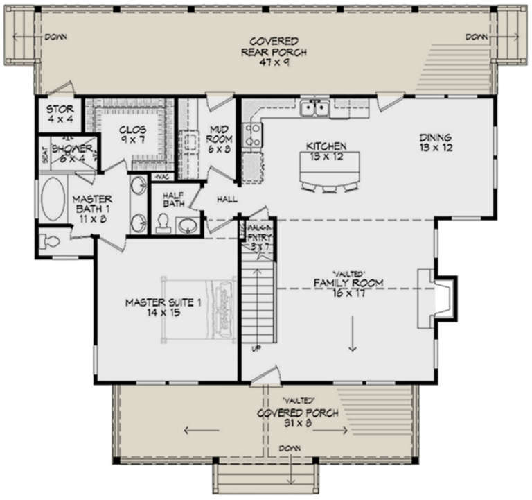 House Plan House Plan #17810 Drawing 1