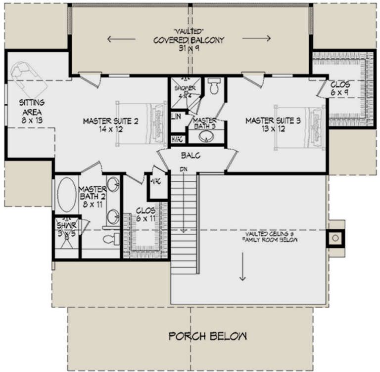 House Plan House Plan #17810 Drawing 2