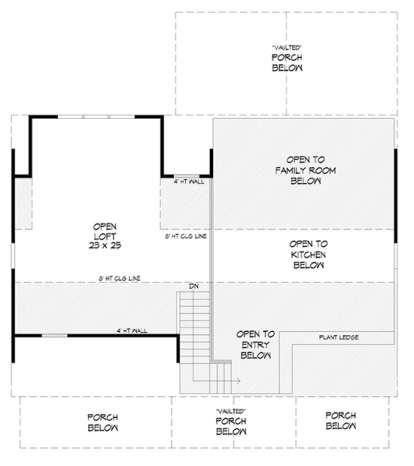Loft for House Plan #940-00004