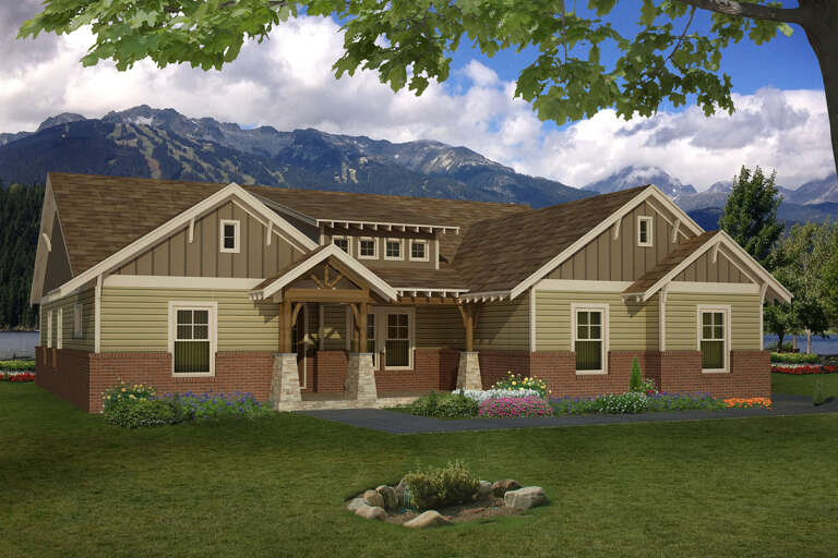House Plan House Plan #17816 Front Elevation 