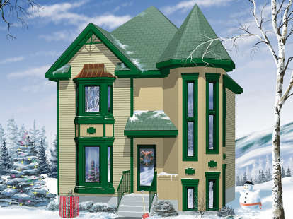 Victorian House Plan #6146-00241 Elevation Photo
