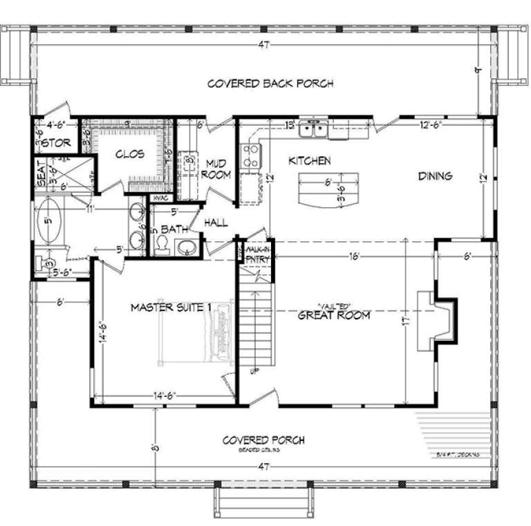 House Plan House Plan #17847 Drawing 1