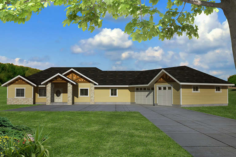 House Plan House Plan #17859 Front Elevation