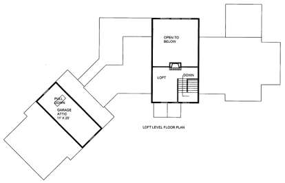 Loft for House Plan #039-00667