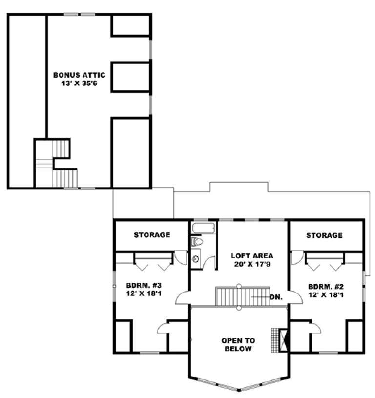 House Plan House Plan #17911 Drawing 2