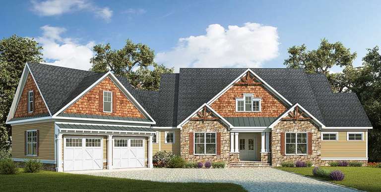 House Plan House Plan #18002 Front Elevation