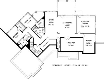 Basement for House Plan #6082-00005
