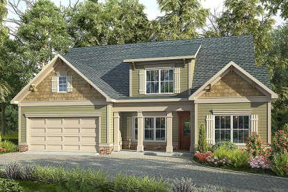 Craftsman House Plan #6082-00023 Elevation Photo