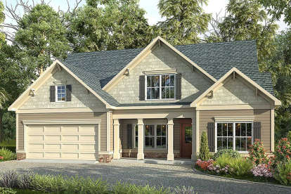 Craftsman House Plan #6082-00024 Elevation Photo