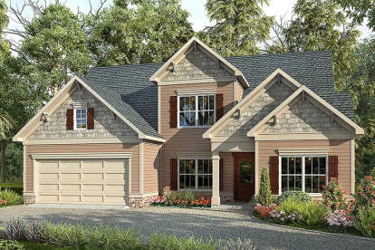 Craftsman House Plan #6082-00026 Elevation Photo