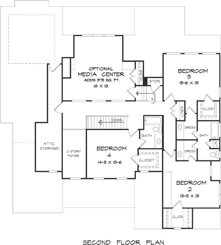 House Plan House Plan #18031 Drawing 2