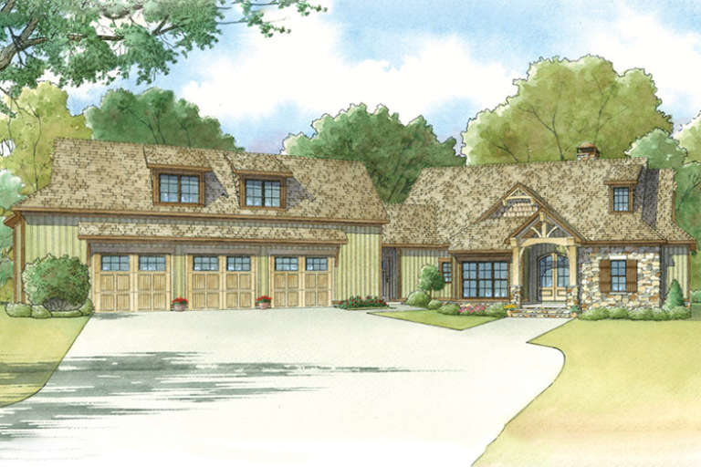 House Plan House Plan #18067 Front Elevation