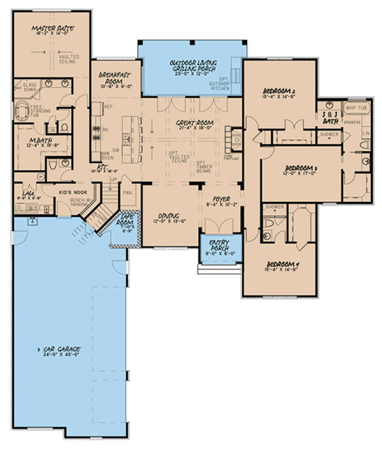 House Plan House Plan #18072 Drawing 1