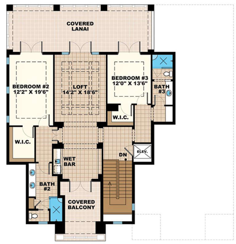 House Plan House Plan #18090 Drawing 2