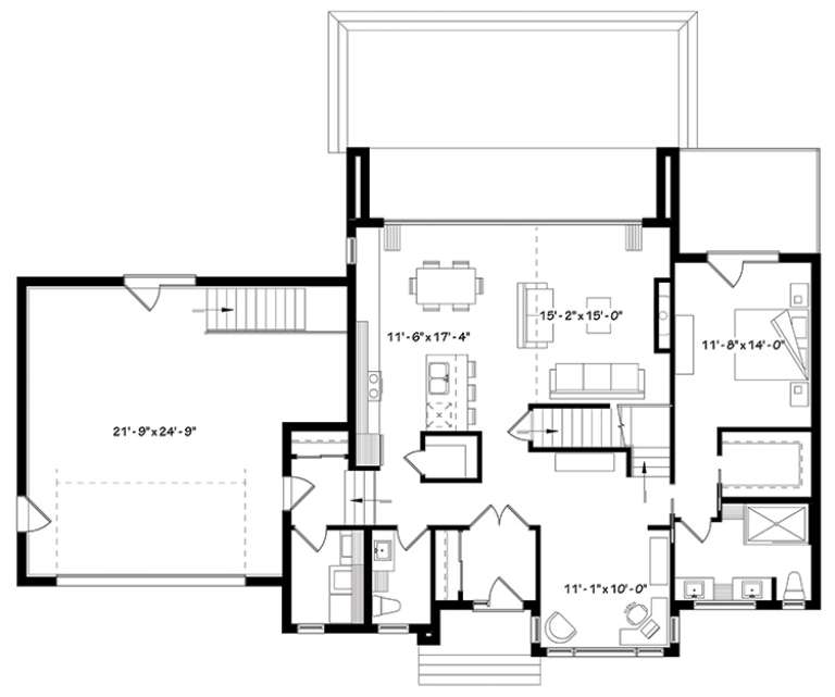House Plan House Plan #18095 Drawing 1