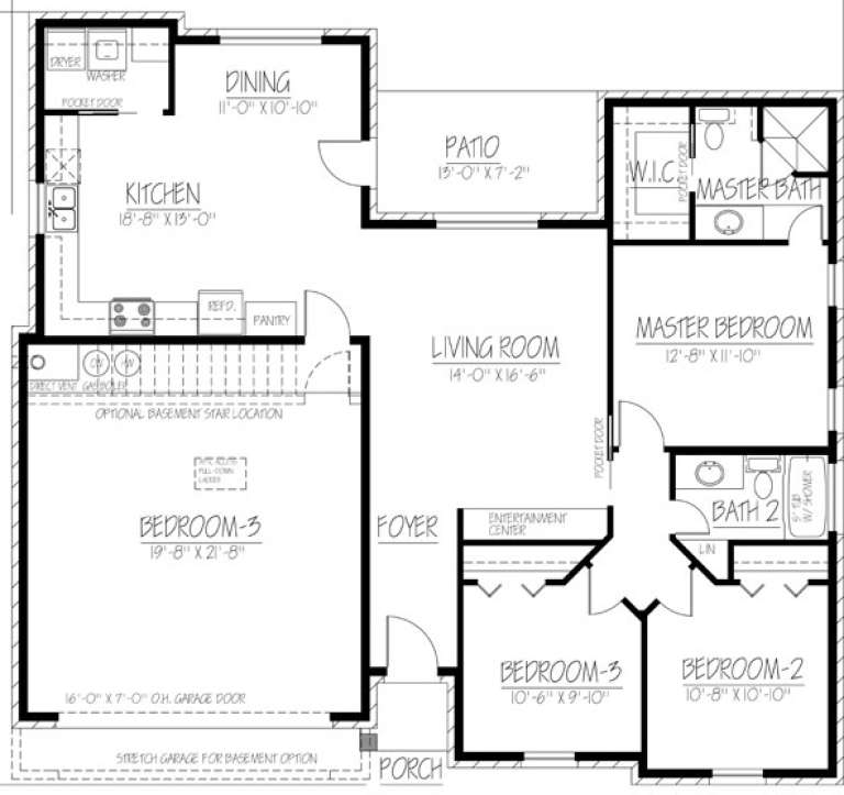 House Plan House Plan #18117 Drawing 1