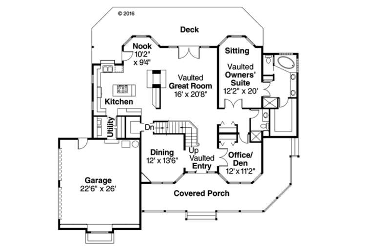 House Plan House Plan #18130 Drawing 1