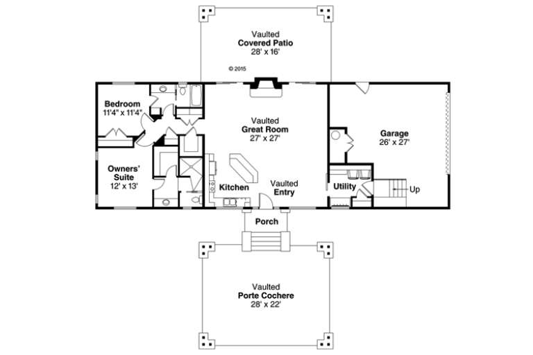 House Plan House Plan #18135 Drawing 1