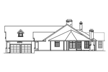 French Country House Plan #035-00744 Elevation Photo