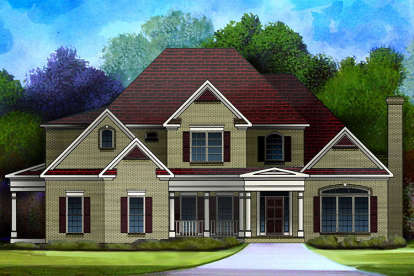 Traditional House Plan #6082-00097 Elevation Photo