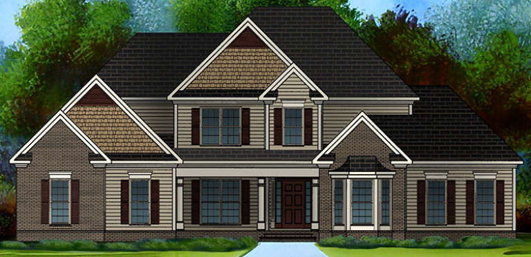 House Plan House Plan #18262 Front Elevation