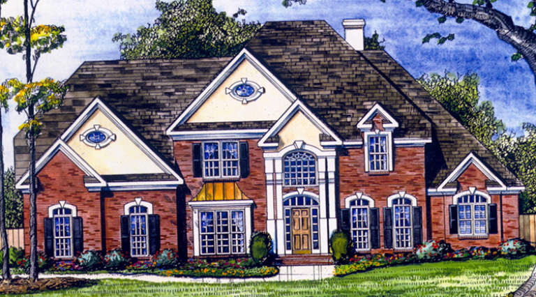 House Plan House Plan #18263 Front Elevation