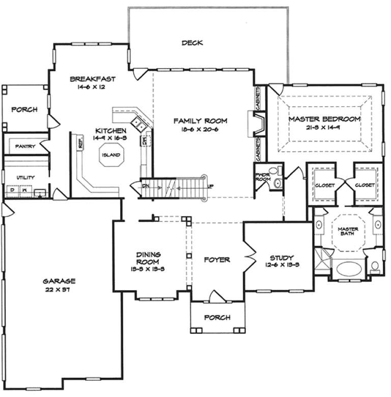 House Plan House Plan #18263 Drawing 1